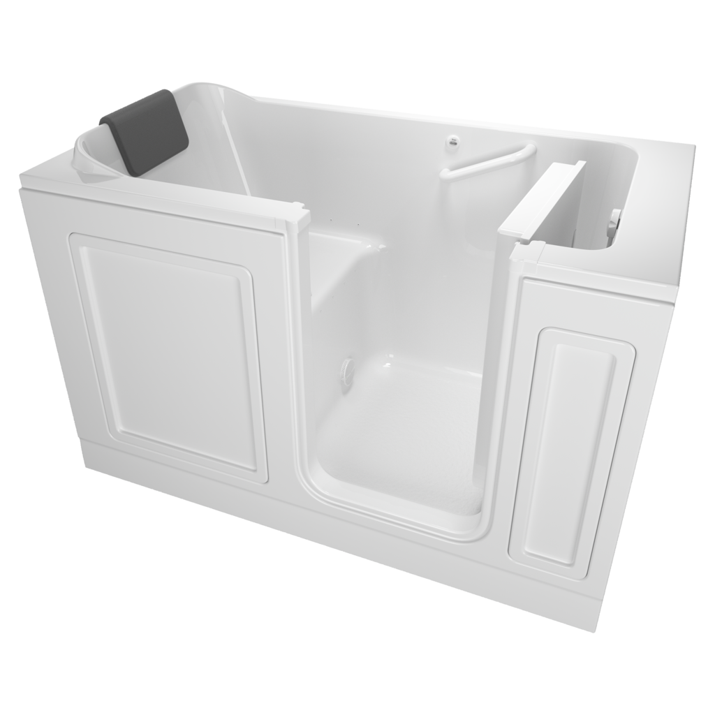 Acrylic Luxury Series 32 x 60-Inch Walk-in Tub With Soaking Bath - Left-Hand Drain With Faucet